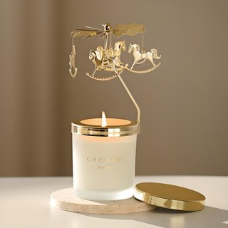 COCODOR 珂珂朵爾 旋轉木馬燭台, 金色