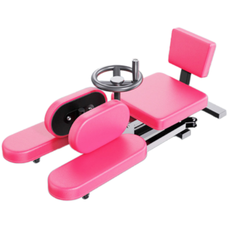 BATU 다리찢기 기구 셀프 하체 운동 다리 유연성 스트레칭기, 핑크