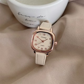 Ulzzang 方形腕錶，簡約百搭石英腕錶