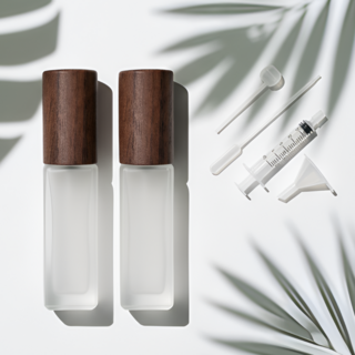 데이더봄 휴대용 유리 향수병 향수공병, 2개, 월넛 10ml