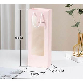 小清新香皂花束 迷你乾燥花束 迷你花束 教師節花束 婚禮小禮物 情人節禮物 畢業花束, 粉色禮物袋, 1個