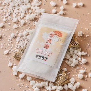 人良油坊 洲南鹽場 厚藻鹽 100g, 1個