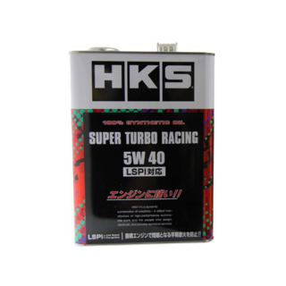 HKS SUPER TUBRO RACING 5W-40 全合成機油 4L 渦輪引擎專用 預防LSPI, 1個