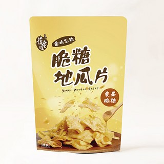 金山藷童瑤 脆糖系列 麥芽脆糖地瓜片, 140g, 1包