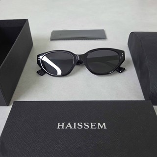 HAISSEM 브랜드 남녀공용 캣아이 선글라스 편광+UV차단 고급케이스 클리너 포함
