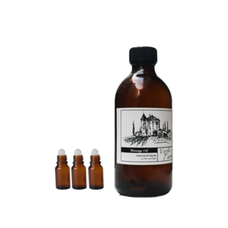 香草農場 美胸型輕質按摩油搭配滾珠瓶三入組，輕巧滾珠設計，隨時呵護嬌嫩肌膚，三入組超值划算, 1個, 250ml