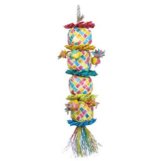 金瑞成鳥園/阿迷購 彩虹饅頭 天然好玩安全 適合小與中小型鳥, 1個