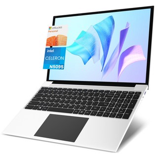JUMPER 2026 노트북 16인치 화면 대형 셀러론N5095 512GB SSD+128GB eMMc 16GB RAM office 365사무용 WIN11 home-펄 화이트, 펄 화이트, S7maxN5095sun234, 640GB, WIN11 Home