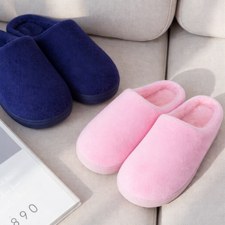 CH컴퍼니 [1+1 무료배송] 겨울 산호 방한 털 거실화 실내 슬리퍼, 산호양털 크림핑크(여성용), 1개