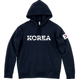 KOREA 후드티셔츠 기모티 대한민국 헤비 코튼 남자 긴팔티 겨울 상의 빅사이즈 티셔츠