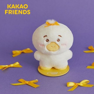 KAKAO FRIENDS Twinkle Star 萊恩玩偶 桃子玩偶 Tube玩偶 春植玩偶, 1個, Twinkle Star_Tube玩偶