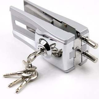 GDK 그리핀2 외문 강화유리 현관문 잠금장치 열쇠 보조키, 1개