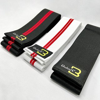 Bdoit 헬스 무릎보호대 니랩 1P, 화이트&레드 (1개), 1개