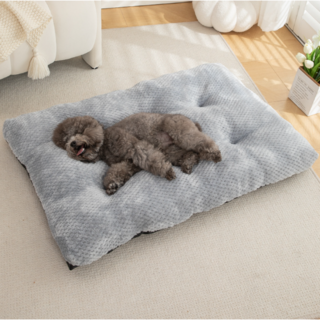 소프트 강아지 꿀잠 방석애견 매트, 1개, 회색