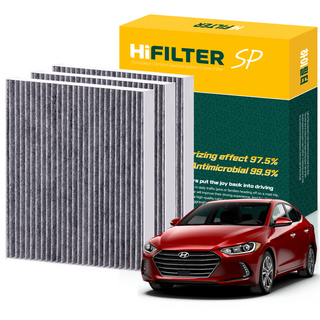 하이필터 현대 자동차 아반떼 활성탄 에어컨필터, 3개, 아반떼 AD HI-K011