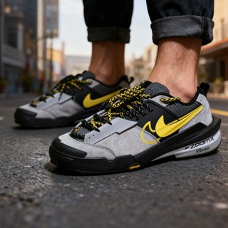 Sacai x 韓國代購 Zegamadome SP 聯名機能風 解構鞋帶 美式復古 休閑鞋 男女同款 黑灰色