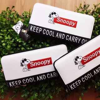 史努比 Snoopy 經典長夾 (白色款) - 日本原裝艾倫設計生活