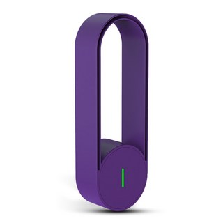 공기청정기 담배연기 아기방 USB 공기 청정기 자동차 욕실 음이온 휴대용 먼지 냄새 제거 저소음 이온화 가전 제품, 5.Purple