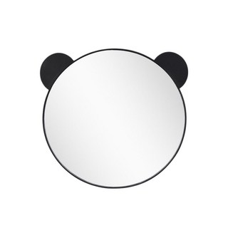 寶寶後照鏡 汽車座椅安全觀察鏡 (長方形/小熊款) 壓克力安全鏡面, 1個, 熊耳朵