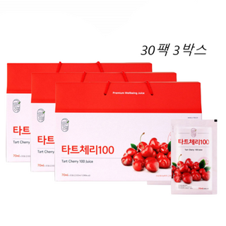 몽모랑시 타트체리 즙 100% 30팩 3박스, 3개