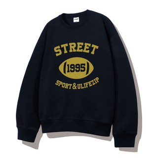 (기모추가) 스트릿스포츠 오버핏 맨투맨 10 Color [ULZM_5047]