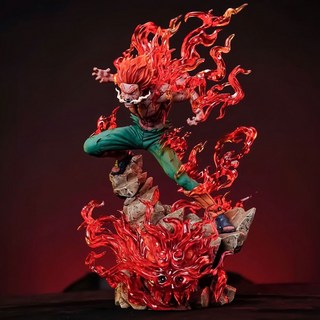 火影忍者 GK 十年百忍 夜凱 場景 手辦 擺件, 1個, 火影忍者/十年百忍夜凱/高約30cm