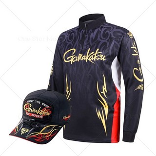 원스타몰 여름낚시복 상의모자 바다낚시복 자외선차단 빠른건조 모기방지 피싱복, 2XL, 블랙상의+모자