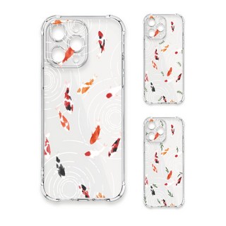 24H快速出貨 TRON 三星 A52/52s 透明漣漪鯉魚 四角防摔 軟殼 手機殼