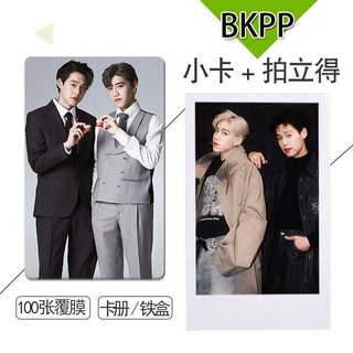 BKPP系列八周邊小卡不重復自制3寸圓角拍立得相片 啞膜亮膜錢包照片, 100張拍立得/亮膜