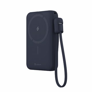 ADAM 亞果元素 VIONTA C2 Pro 八合一磁吸行動電源 10000mAh Type-C, 午夜藍