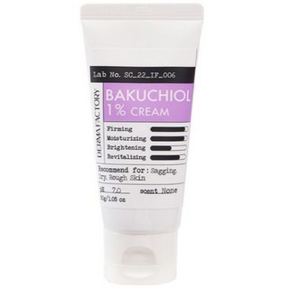 DermaFactory 補骨脂酚1%緊緻乳霜 30g 植物視黃醇 Bakuchiol 面霜, 1個