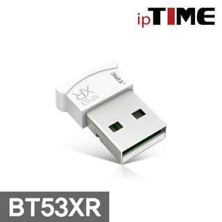 아이피타임 IPTIME BT53XR 블루투스 동글 화이트, 1개