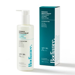 바디언스 눈시림 백탁없는 페이스 앤 바디 선크림 대용량 300ml 저자극 선로션 선블록, 1개