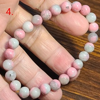 薔薇輝石 薔薇石 手鍊 玫瑰石 女人石 7mm 天然水晶手環 #R064-4