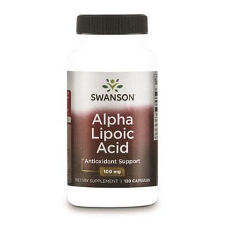 SWANSON 斯旺森 硫辛酸膠囊 100mg, 120顆, 1罐