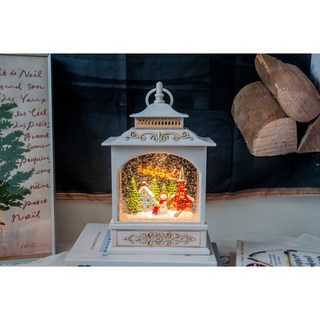 24007 뉴 직사각 대 크리스마스 오르골 led 스노우볼 무드등 크리스마스 선물 장식 소품, 눈사람 B