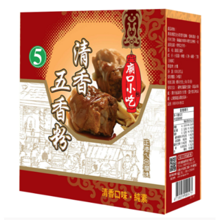 小磨坊 清香五香粉 清香口味 純素 正港台灣味, 600G_ZH, 2盒