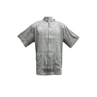 男士短袖唐裝襯衫，立領對襟寬鬆透氣舒適夏季休閒必備