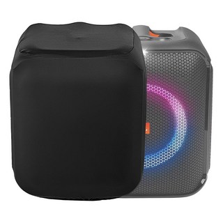 파티 박스 앙코르 필수 스피커와 호환되는 고탄성 사운드 먼지 커버 신축성 스피커 케이스 보호 커버 - 블랙