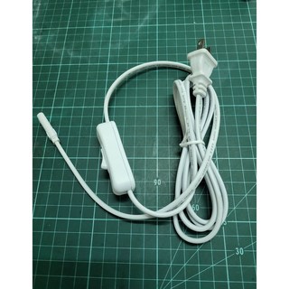 8字 T5 T8AC電源線附線上開關NO-OFF 六尺 電源線 T5燈管 T8燈管, 1個