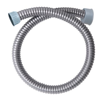 싱크대 배수호스 120cm 실버라인호스 싱크대주름관 씽크대 배수구호스, 01.싱크대배수호스실버라인120캡세트, 1개