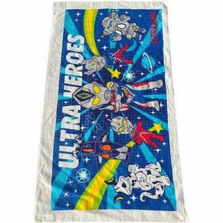 奧特曼純棉浴巾裹巾柔軟吸水透氣卡通動漫賽羅維克特利艾斯, 65x115cm, 1個