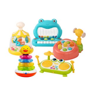 [캐스B] 플레이 뉴베이비 토이5종(1882set) 아기 유아 음악 멜로디장난감 소근육발달