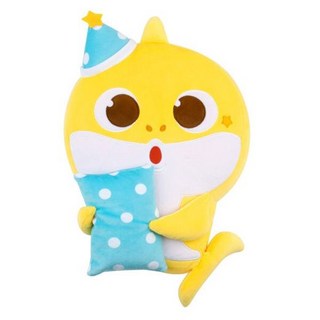 pinkfong 鯊魚寶寶午睡大靠墊玩偶，柔軟親膚材質，可愛造型，加大尺寸設計，寶寶午睡好夥伴, 睡覺的baby shark
