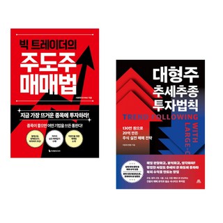 (서희파더) 빅 트레이더의 주도주 매매법 + (이종호) 대형주 추세추종 투자법칙 (전2권)