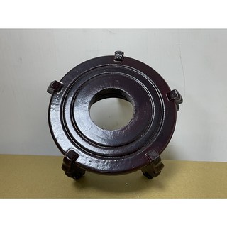 玫瑰鹽燈底座 工藝品底座 陶瓷木底座 鹽燈座 奇石底座 佛具底座 木質底座, 5爪工藝品底座*1個