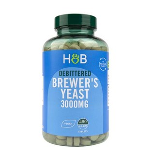 영국 홀랜드앤바렛 Holland & Barrett Brewer's Yeast 맥주효모 3000mg, 2개