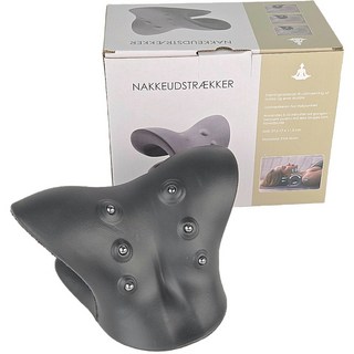 메디플러스 바른목 넥스트레쳐 경추스트레칭 일자목 거북목, 검정색, 1개