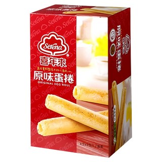 喜年來 原味蛋捲 濃郁蛋香與酥脆口感, 192g, 1盒