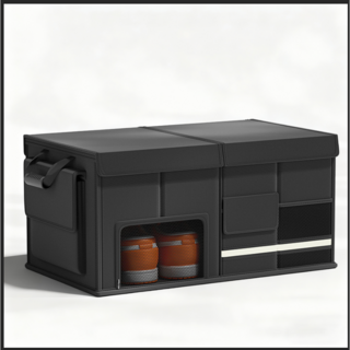 VANKIN 차량 트렁크 정리함, 블랙